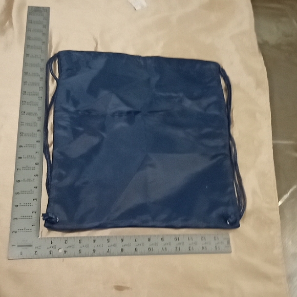 Blue Drawstring Bag - Picture 2 of 8